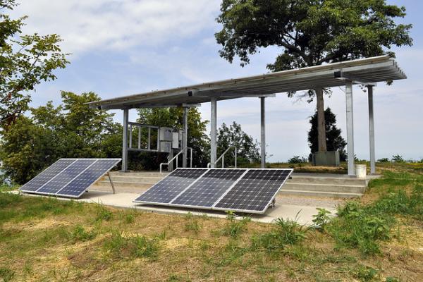 Stone Lab Solar panels at Stone Lab